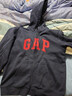 蓋璞（GAP）男女裝秋季款Logo印花寬松抓絨連帽衛衣休閑上衣786930 曬單實(shí)拍圖