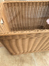 ken's 臟衣籃家用浴室臟衣服收納筐酒店仿藤編洗衣籃大號玩具框箱 棕色44*36*30cm 曬單實(shí)拍圖