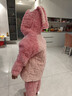 【三層夾棉加厚】女童睡衣冬季加厚款珊瑚絨三層夾棉款寶寶冬睡衣 LM三層加厚兔子粉色 140 建議身高130-140cm 曬單實(shí)拍圖