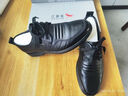 紅蜻蜓男鞋平底秋冬牛皮休閑鞋男圓頭商務(wù)正裝皮鞋男WTA306871黑色42 曬單實(shí)拍圖