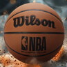 Wilson威爾勝NBA絕塵系列ENCORE PLUS防塵皮革室外神器成人比賽7號籃球 曬單實(shí)拍圖
