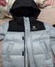 駱駝（CAMEL）【迪麗熱巴同款】羽神短款羽絨服熱反射升溫保暖加厚連帽面包服 幻影黑/城綠，男女 ，734CA6B605B5 2XL 曬單實(shí)拍圖