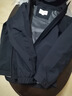 與狼共舞【加絨防風(fēng)】連帽夾克男可拆卸帽2025秋冬新款男士休閑外套1025 藏青色101-加絨 M (170) 曬單實(shí)拍圖