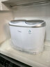 美的（Midea）雙子座分區洗衣機 迷你小型全自動(dòng)脫水內衣褲襪臺式波輪雙桶 高溫煮洗除菌除螨 洗襪子機內褲機 雙桶分區洗-MNBB10VH70E 雙筒 1kg 曬單實(shí)拍圖