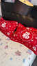 唐裔大紅色全棉紗布枕巾一對純棉優(yōu)質(zhì)百福枕頭巾馬年本命年枕頭墊蓋巾 百?！救藜t色喜慶細紗紅枕巾】一對裝 52cm*78cm 曬單實(shí)拍圖
