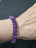 石玥珠寶收藏級8-10mm紫水晶手鏈切面水晶九紫離火手串男女士款禮物 曬單實(shí)拍圖
