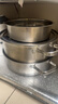 美廚（MAXCOOK）蒸鍋 304不銹鋼30CM三層蒸鍋 加厚復底湯鍋 燃氣電磁爐通用 曬單實(shí)拍圖