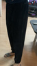 凡客誠品（VANCL）束腳褲男春秋款男褲子重磅衛褲寬松大碼運動(dòng)休閑褲 黑色 2XL 曬單實(shí)拍圖