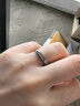 DRPT950鉑金永結同心戒指情侶對戒銀飾求婚結婚戒指送女友情人節禮 永結同心-男戒 曬單實(shí)拍圖