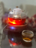 石茗堂高端新款玻璃蒸煮一體茶壺全自動(dòng)電陶爐燒水泡茶具煮茶器家用套裝 大號禪意壺+智能木紋色爐 曬單實(shí)拍圖