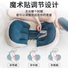 BabyWatch孕婦枕頭護腰側臥枕懷孕期托腹睡覺(jué)u型靠抱枕專(zhuān)用品神器皮草藍 曬單實(shí)拍圖