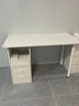 電腦桌家用奶油白色書(shū)桌帶抽屜學(xué)生桌書(shū)房成人辦公桌臥室 活動(dòng)款如圖 曬單實(shí)拍圖