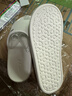 回力拖鞋男女涼拖鞋抑菌防滑浴室內外穿軟彈涼拖鞋HL0397乳白40-41碼 曬單實(shí)拍圖