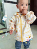 G.DUCK HELLO小黃鴨兒童兩件套三合一沖鋒衣男女童秋款童裝寶寶雙面穿外套 黃色 雙面穿 110 建議身高100-110cm 曬單實(shí)拍圖