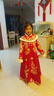 漢服女童秋冬連衣裙過(guò)年新年漢服冬季加厚2026新款冬季女童拜年服 紅色裙子加絨+云肩 150 曬單實(shí)拍圖