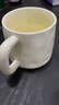 饞嘴廚娘陶瓷馬克杯家用杯女奶茶杯牛奶杯高顏值杯子辦公室喝水早餐咖啡杯 奶黃陶瓷馬克杯 曬單實(shí)拍圖
