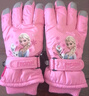 迪士尼兒童手套冬滑雪防水保暖女童冰雪奇緣學(xué)生小孩寶寶五指玩雪 SP70251粉色 均碼/適合7-10歲 曬單實(shí)拍圖