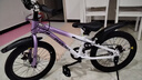 鳳凰兒童自行車(chē)兒童山地學(xué)生車(chē)小孩單車(chē)帶輔助輪3-6-10-12歲小中大童 烏梅紫丨單速輻條輪+雙碟剎+禮包 18寸（適合身高115-130cm） 曬單實(shí)拍圖