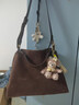 迪士尼（Disney）包包女包輕奢小眾女款復古托特包新年生日情人節禮物女生女士閨蜜 沙幕棕 曬單實(shí)拍圖