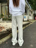 都市麗人戶(hù)外運動(dòng)褲女春秋2026年新款寬松垂感闊腿褲女士休閑褲窄版香蕉褲 曬單實(shí)拍圖
