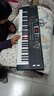 八度寶貝61鍵多功能專(zhuān)業(yè)電子琴初學(xué)者成年人兒童入門(mén)幼師電鋼88 智能款（黑色+禮包） 標配 曬單實(shí)拍圖