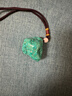 泰妃格湖北十堰原礦天.然綠松石隨形吊墜原石手把件男女款吊墜項鏈掛件 件 50g 曬單實(shí)拍圖