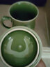 乾唐軒 【官方授權】活瓷杯月季高杯茶杯個(gè)人專(zhuān)用水杯陶瓷杯子品銘杯 耀洲綠 曬單實(shí)拍圖