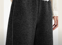 飛鳥(niǎo)和新酒高腰顯瘦灰色直筒褲女2025冬季新款保暖毛呢休閑褲 其他煙灰HRC02 L 曬單實(shí)拍圖