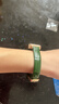 LENRLONS時(shí)尚   手表女士防水星空方形小綠表情人節禮物女表專(zhuān)用 綠皮小綠表-收藏送手鐲 曬單實(shí)拍圖