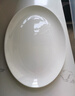 陶相惠骨瓷魚(yú)盤(pán)家用12寸純白釉下彩橢圓大盤(pán)子菜碟微波爐蒸魚(yú)陶瓷盤(pán)子 曬單實(shí)拍圖