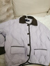 三彩【防水易打理】2025冬季新款90白鴨絨襯衫式羽絨服寬松翻領(lǐng)M 曬單實(shí)拍圖