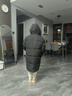 鴨鴨兒童羽絨服男童女童中大童過(guò)膝長(cháng)款加絨極寒加厚保暖百搭外套童裝 黑色 【男女同款】 160 建議體重80-100斤 曬單實(shí)拍圖