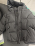 巴布豆（BOBDOG）金標短款兒童羽絨服男女中小童2025冬季新款防風(fēng)加厚A類(lèi)95絨外套 黑色 【防風(fēng)門(mén)襟款】 120 推薦【身高100-110cm】 曬單實(shí)拍圖