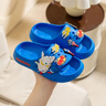 多妙屋兒童拖鞋男童夏季防滑家居浴室內EVA軟底小孩涼鞋 250007BL 曬單實(shí)拍圖