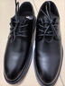 卡帝樂(lè )鱷魚(yú)男鞋商務(wù)正裝皮鞋男士真皮休閑軟底軟面系帶加絨內增高結婚鞋 XQLQHH3668黑色四季款 42 曬單實(shí)拍圖