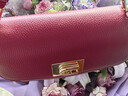 芙拉（FURLA）【新年禮物】ELLA牛皮小號女士手提包百搭氣質(zhì)斜挎包通勤小包 櫻桃紅色 小 曬單實(shí)拍圖