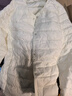雪中飛（SNOWFLYING）【90%鴨絨】輕薄女式羽絨服純色秋冬圓領(lǐng)外穿內搭保暖羽絨服女 曬單實(shí)拍圖