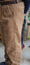 梵昊純棉燈芯絨男褲中老年人秋冬季中年休閑條絨褲男加絨加厚爸爸褲子 淺卡其【春秋款】 35 腰圍2尺8【推薦152-162斤】 曬單實(shí)拍圖