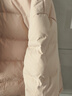 雅鹿短款羽絨服女款2025新款秋冬休閑外套連帽可拆石墨烯保暖時(shí)尚外套 奶昔粉 M 建議105-120斤 曬單實(shí)拍圖