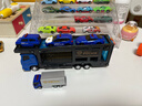多美卡TOMY合金小汽車(chē)運輸場(chǎng)景兒童玩具警車(chē)搬運車(chē)套組新年禮物175988 曬單實(shí)拍圖