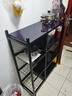 UOEN廚房置物架落地多層蔬菜籃子收納架家用多功能零食儲物架雜物靠墻 曬單實(shí)拍圖