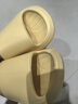 樸西新款EVA踩屎感厚底拖鞋女士居家室內情侶拖鞋男 黃色 37-38 曬單實(shí)拍圖