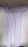 李寧（LI-NING）兒童泳衣女童長(cháng)袖防曬分體專(zhuān)業(yè)沖浪服印花長(cháng)褲游泳裝備0091紫170 曬單實(shí)拍圖