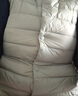 鴨鴨（YAYA）【反季】羽絨服女秋冬新款輕薄款修身羽絨馬甲顯瘦內膽背心上衣KX 米白色 M 160 曬單實(shí)拍圖