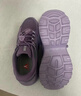 足力健中老年女士休閑鞋厚底百搭運動(dòng)情侶款老爹鞋25339002J 槿紫-女 37 曬單實(shí)拍圖
