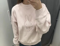 優(yōu)衣庫女裝UT miffy in bloom衛衣/米菲485661 10 水粉色 M 曬單實(shí)拍圖