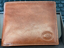THE BRIDGE/橋牌 Story Uomo系列手工牛皮【植鞣工藝】男士錢(qián)包短款卡包男 棕色 曬單實(shí)拍圖