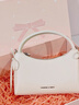 CHARLES&KEITH26春新品柔軟蝴蝶結單肩托特包斜挎包新年生日禮物CK2-40160249 Cream奶白色 M 曬單實(shí)拍圖