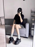 卓詩(shī)尼jk小皮鞋女2025新款秋黑色厚底增高蝴蝶結學(xué)院風(fēng)樂(lè )福鞋軟底單鞋 黑色 【超軟真皮鞋墊】 37 【加購優(yōu)先發(fā)貨】 曬單實(shí)拍圖