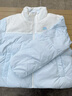 安踏面包羽絨丨羽絨服女春季新款加厚保暖鴨絨棉服運動(dòng)外套 【立領(lǐng)大logo】冰凍藍/暖玉白-2 M /165 曬單實(shí)拍圖
